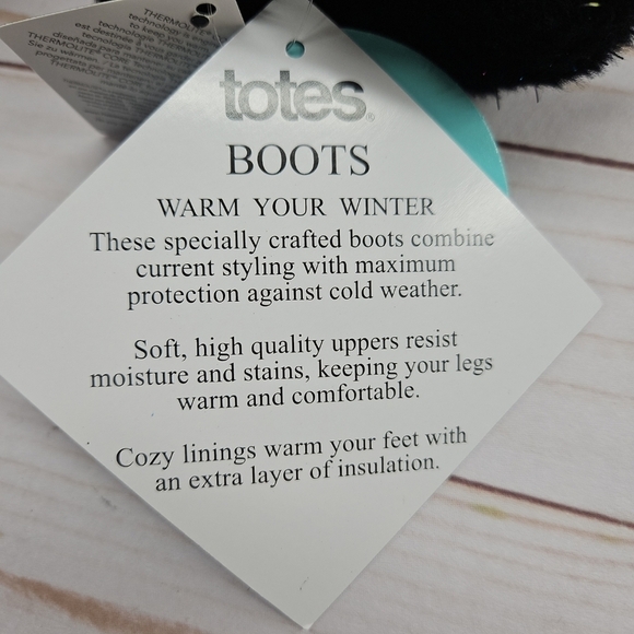 Totes Toddler Reena Black Waterproof Snow Boots Size 5T Unicorn Pink‎ - Picture 7 of 10